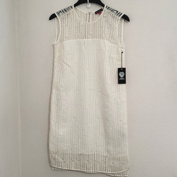 VINCE CAMUTO 'Graphic Illusion' New Ivory NWT sz.2 - Picture 8 of 16